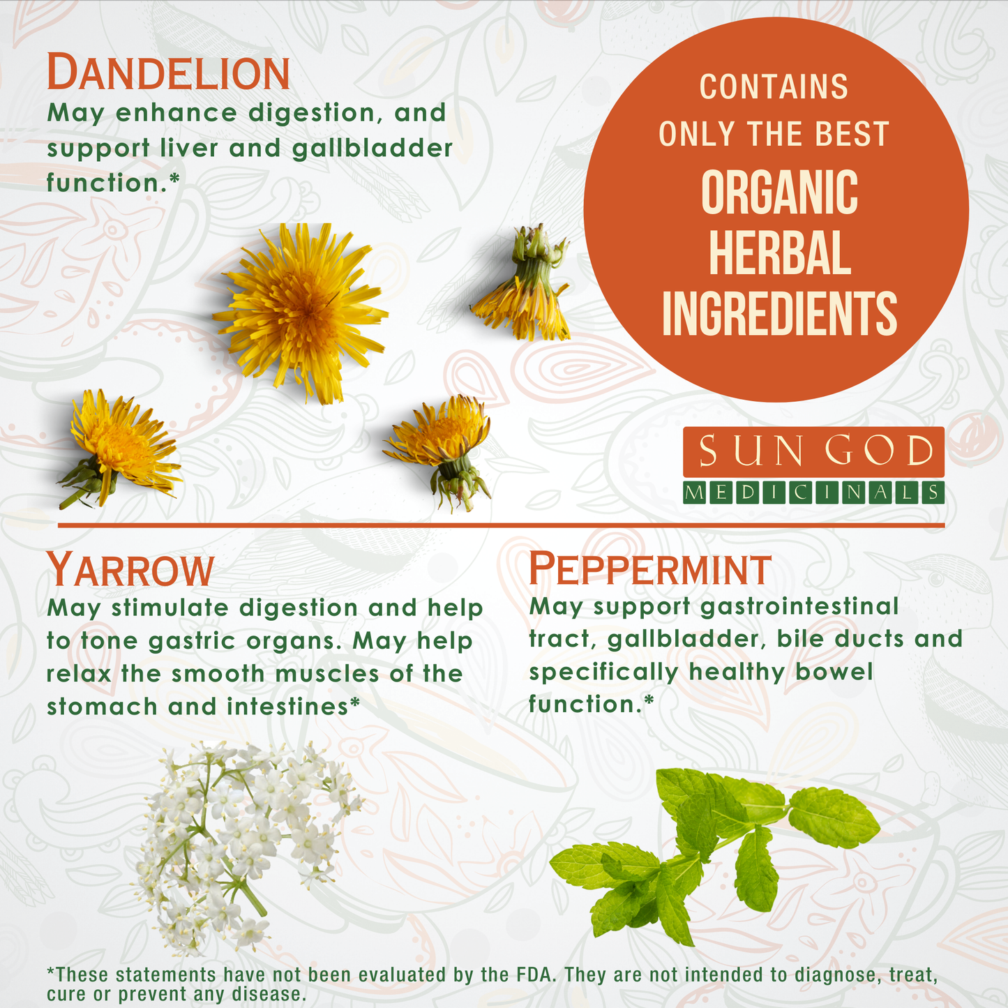 Organic Airmed Digestion Tea 2oz