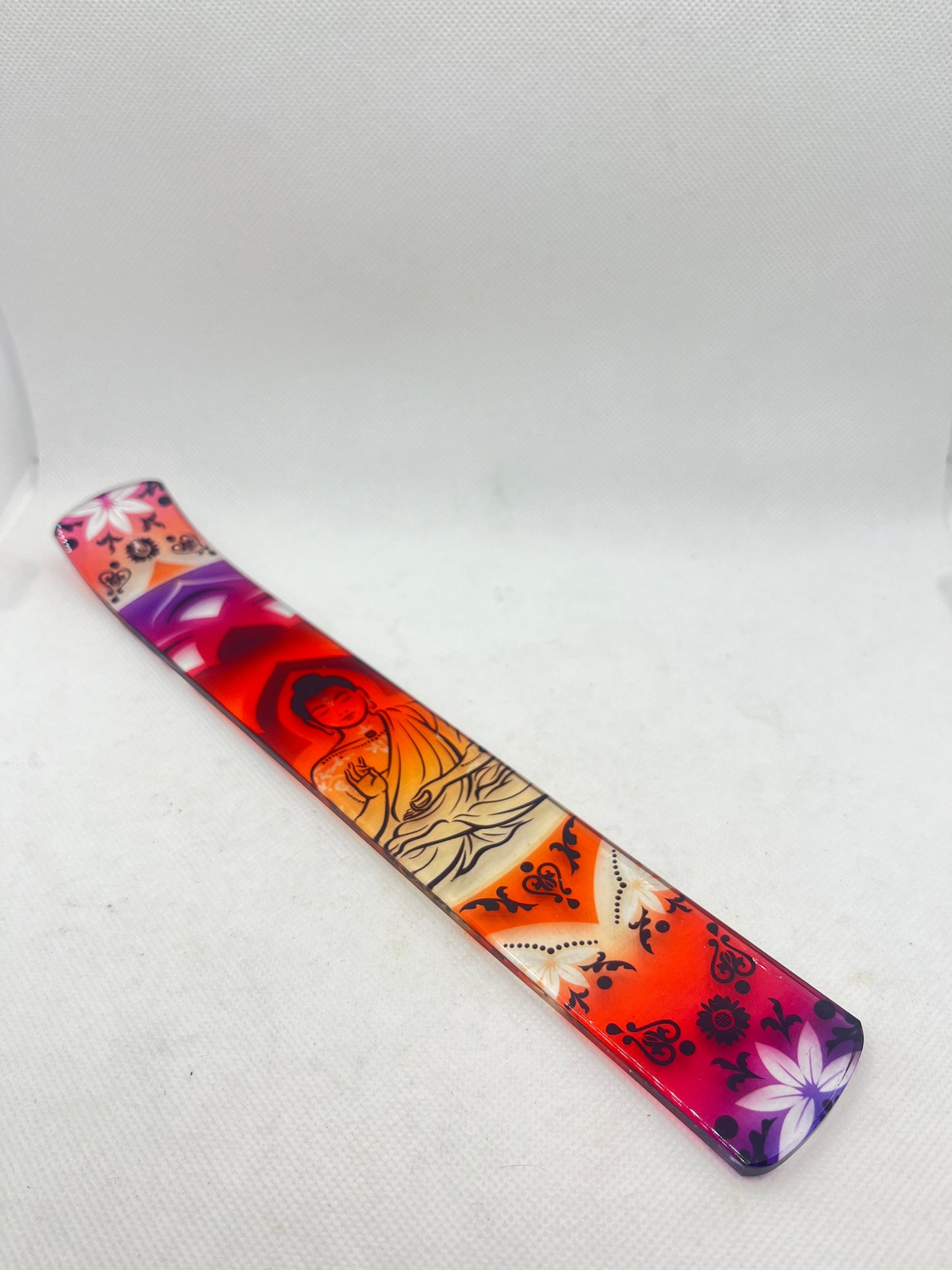 Buddha Glass Incense Holder