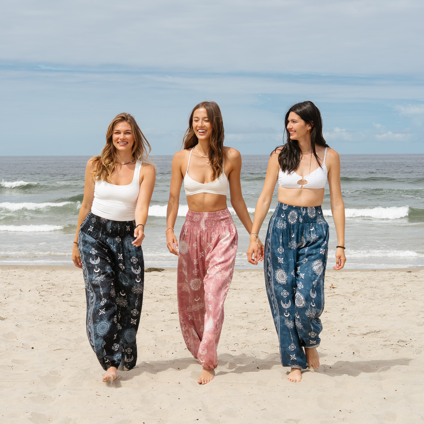 Twilight Lotus Harem Pants (Purple) with Pockets: S, M, L & XL