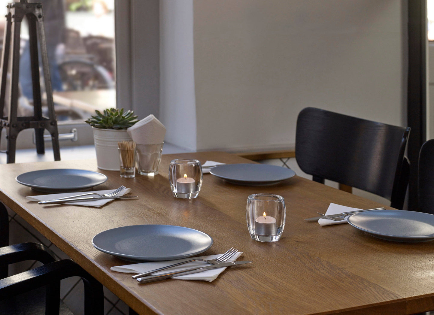 8 Hour White Tea Lights In Clear Cup Set Of 48 Tealights: White