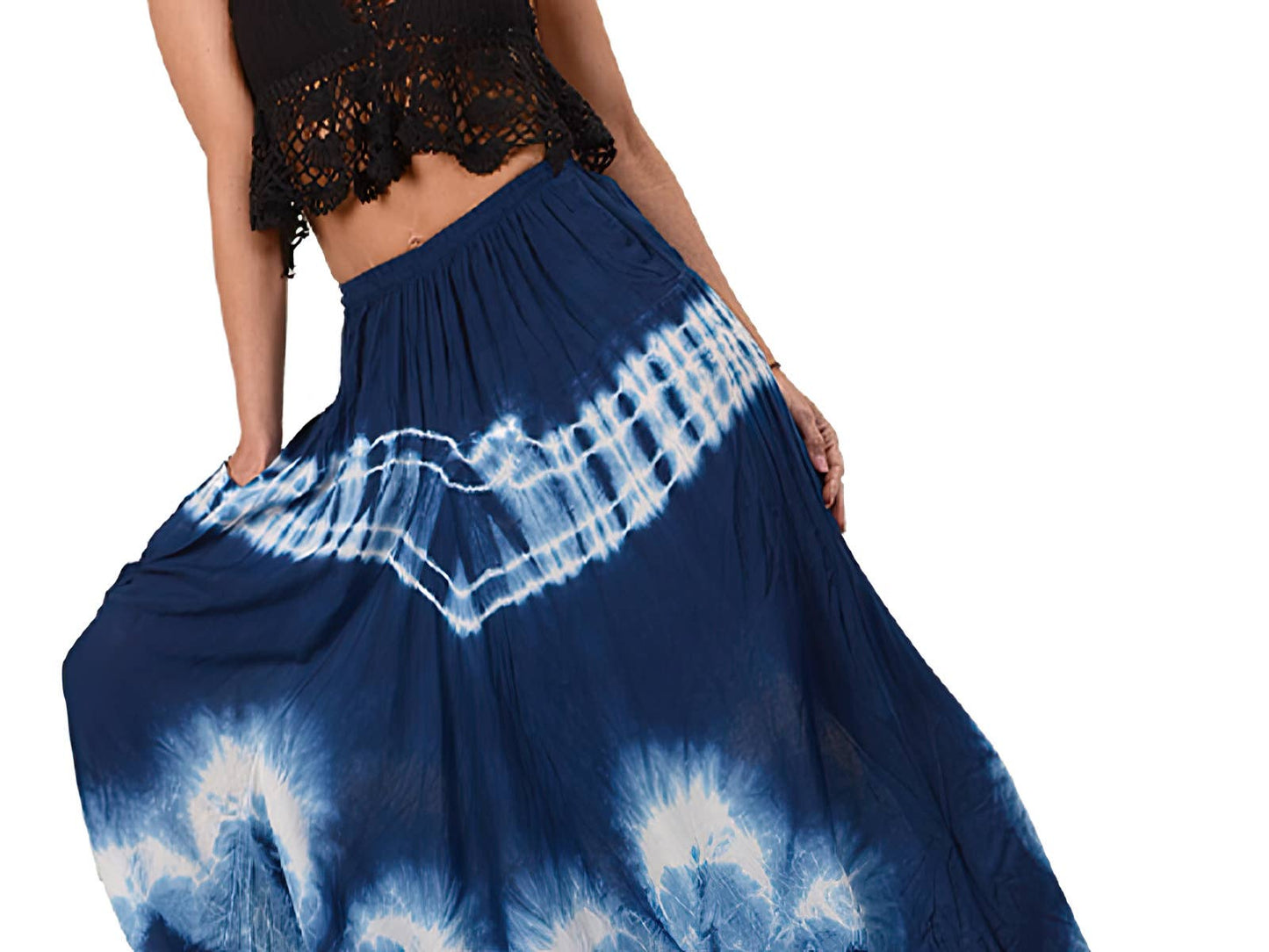 Natural Indigo Tye Dye Funky Style Harem Pants