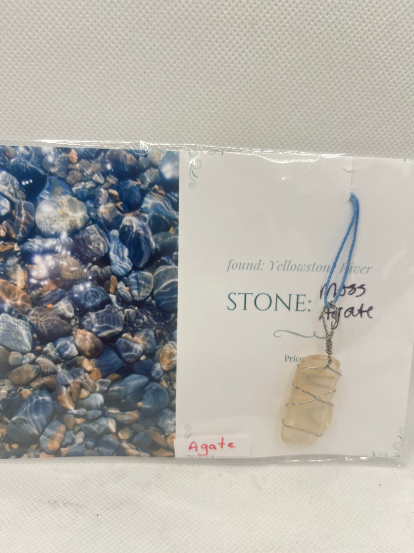 Jill Necklace Agate and Moss Agate