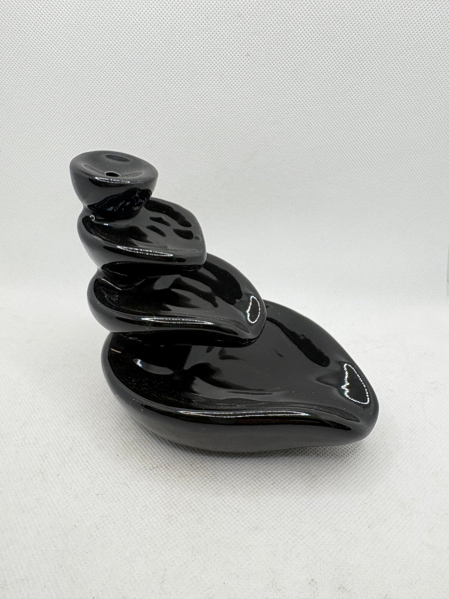 Backflow Cone Burner Ceramic Triple Leaf