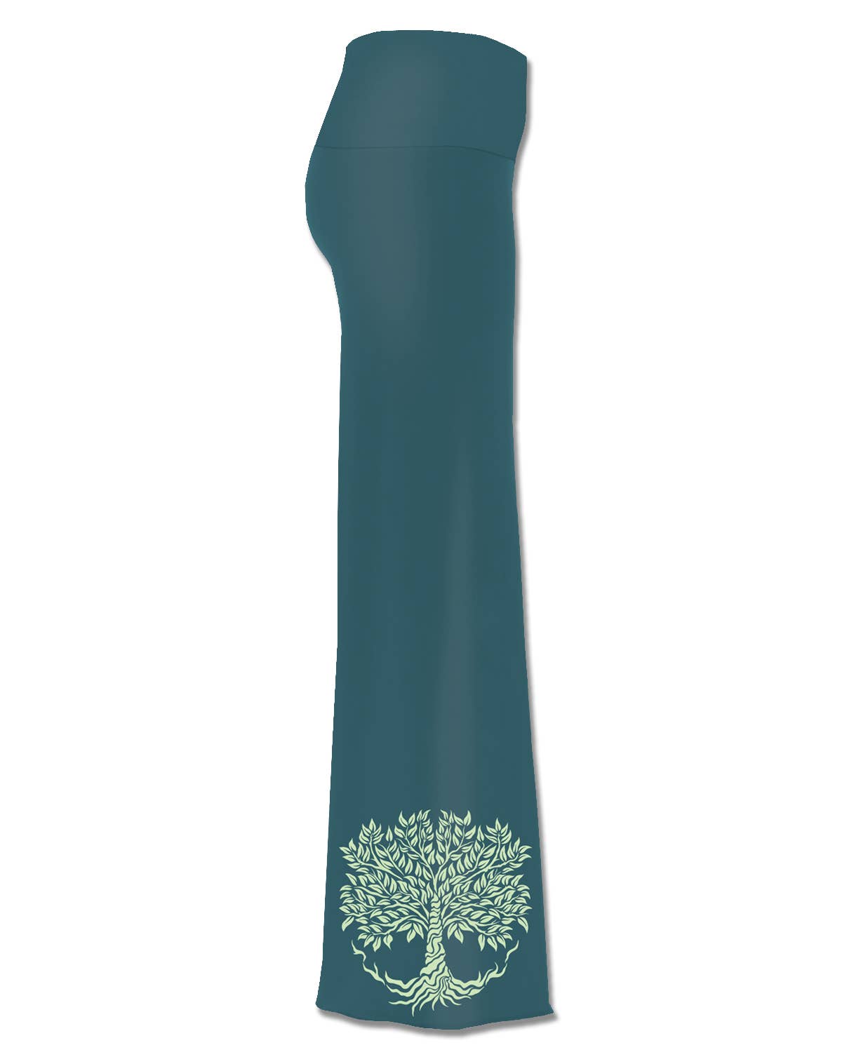Root Down Flowy Pants - Teal Flow Pants: 3X