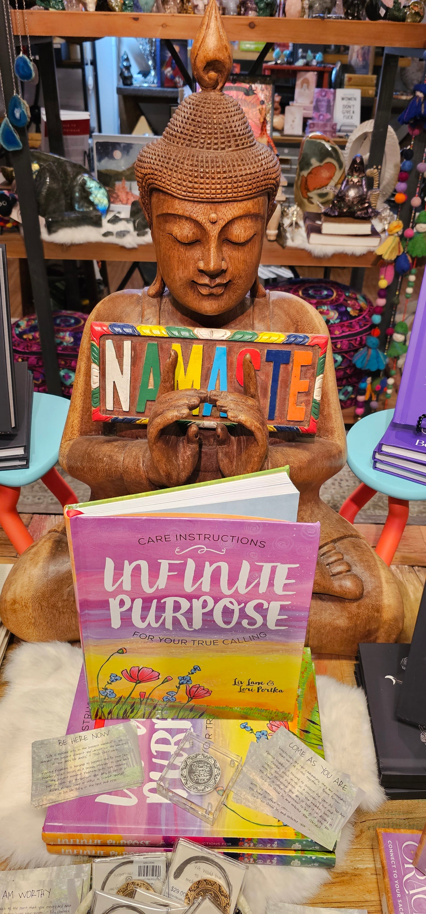 Namaste Wood Signs made in Nepal