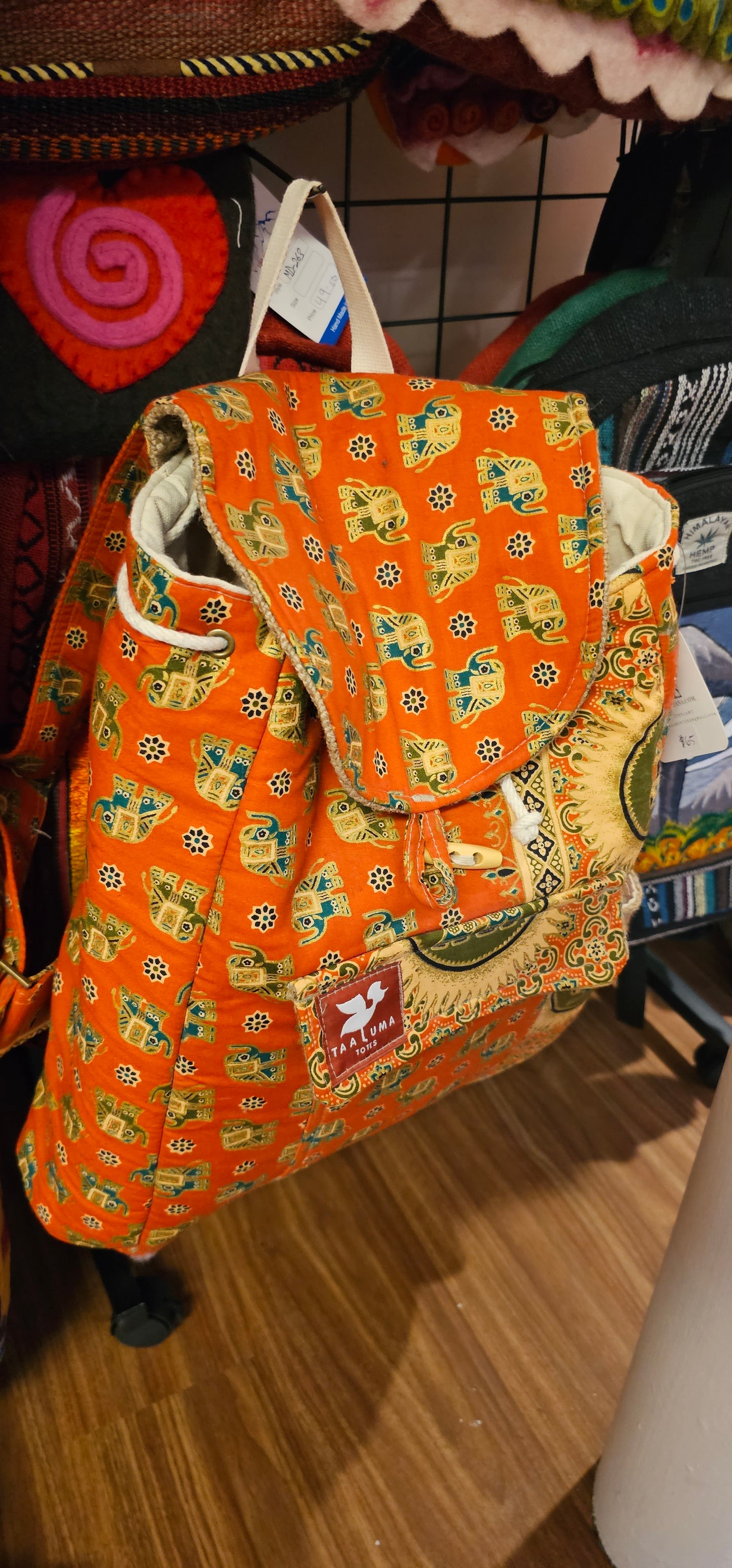 Himalayan Hemp Back Packs Medium Sized