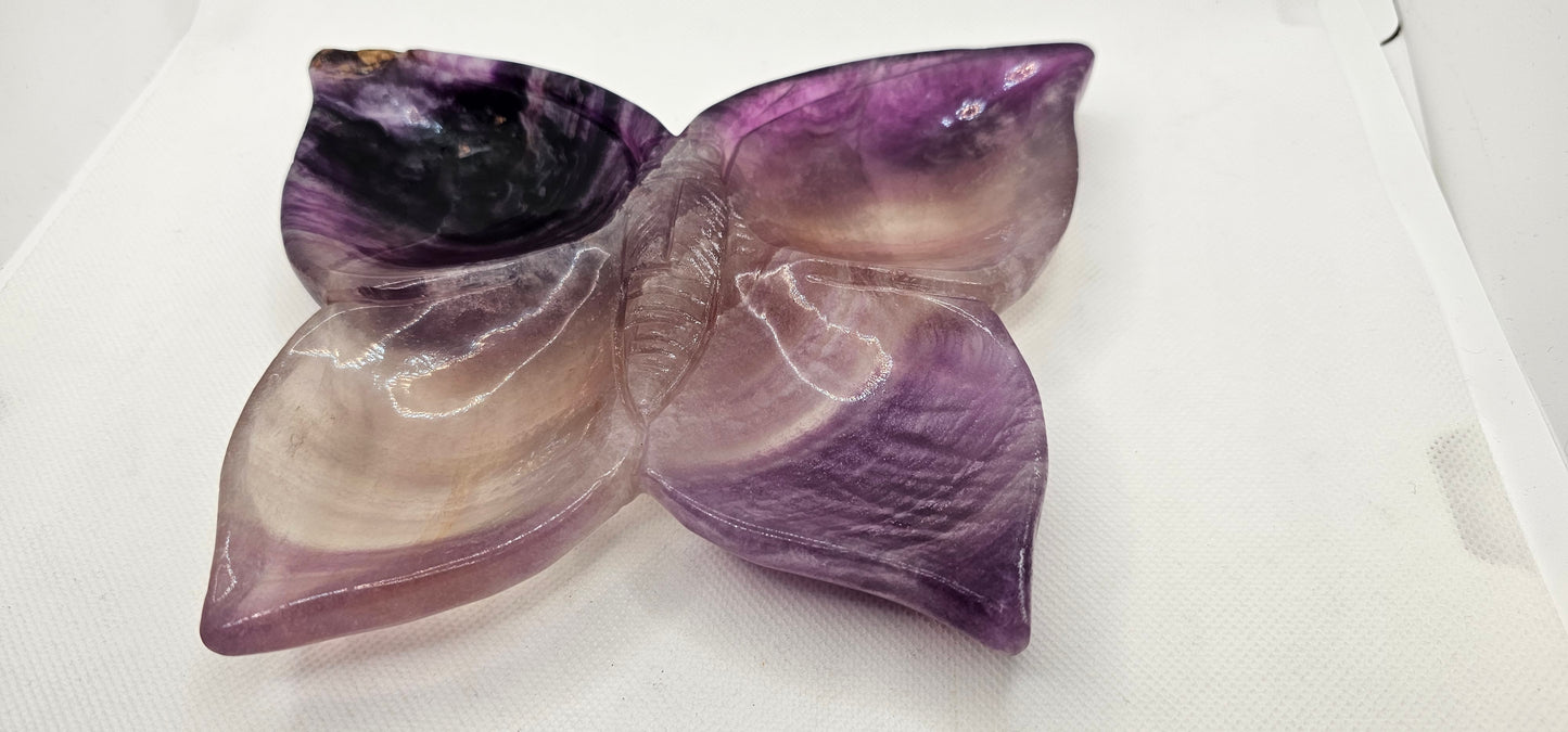 Butterfly Flower Dish
