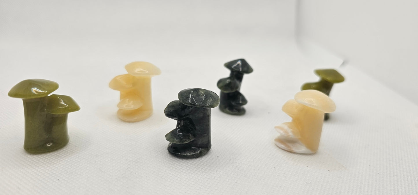 Stone Mushroom Baby Trio