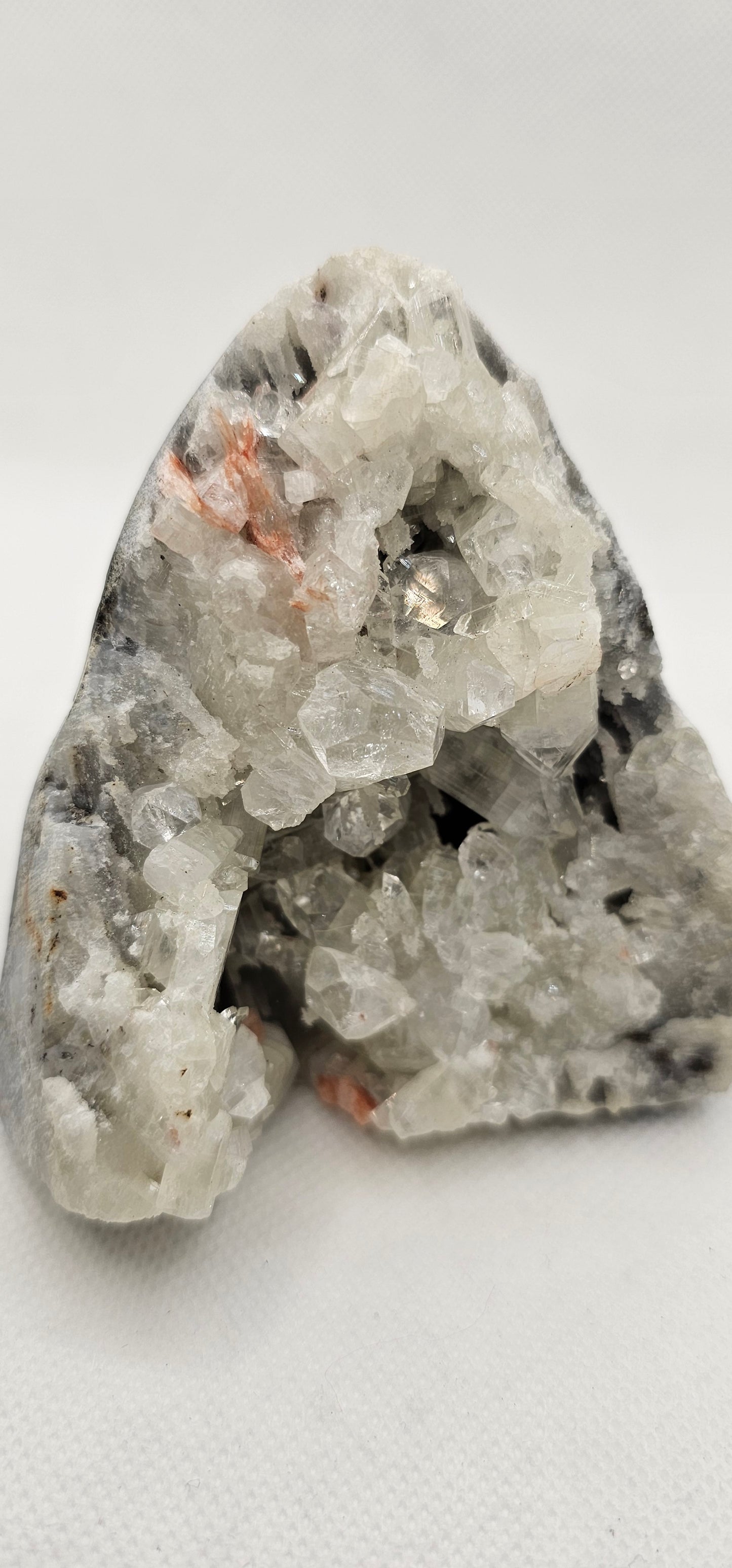 Freeform Stilbite or Green Apophyllite