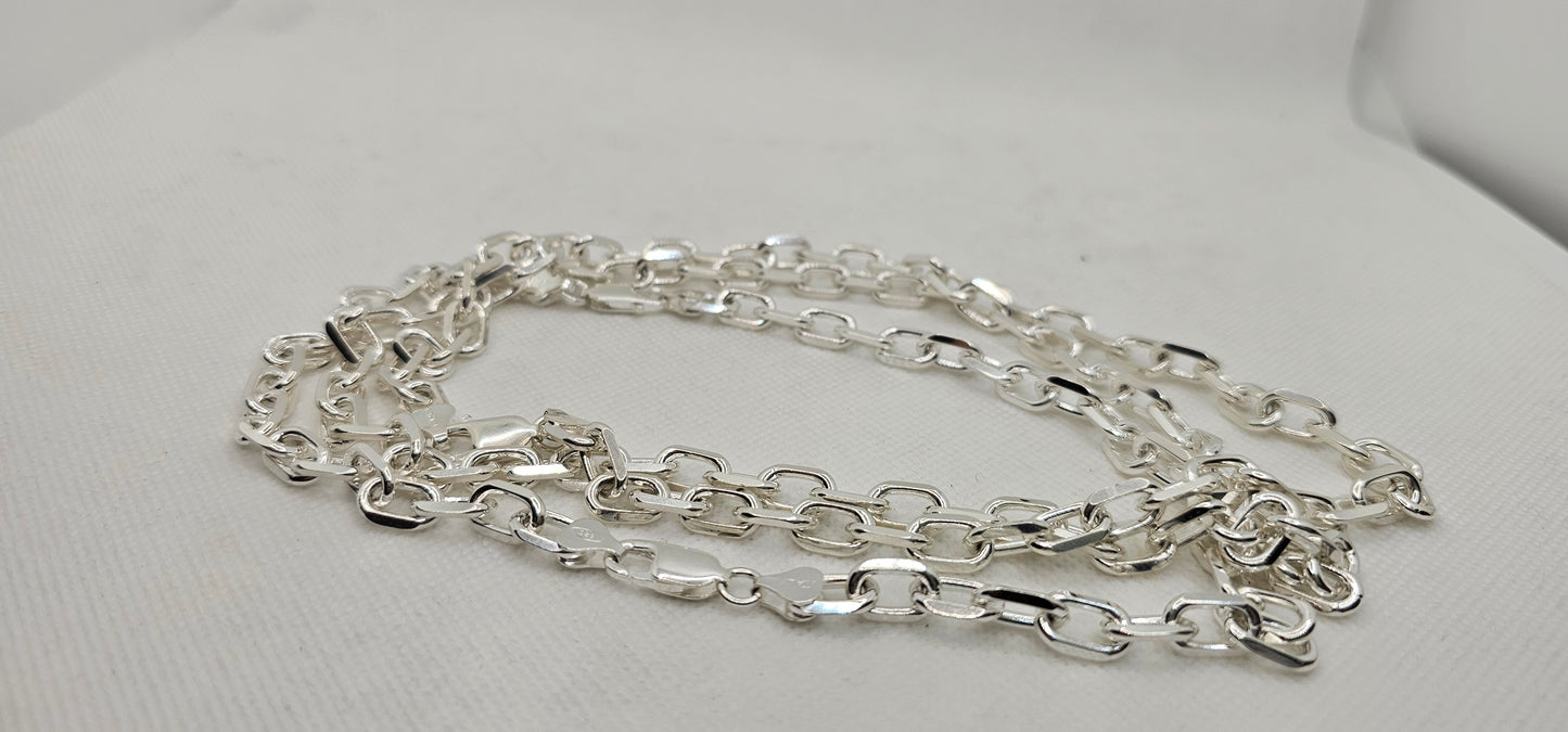 Sterling Silver Chain link- super rugged- 16 Inches