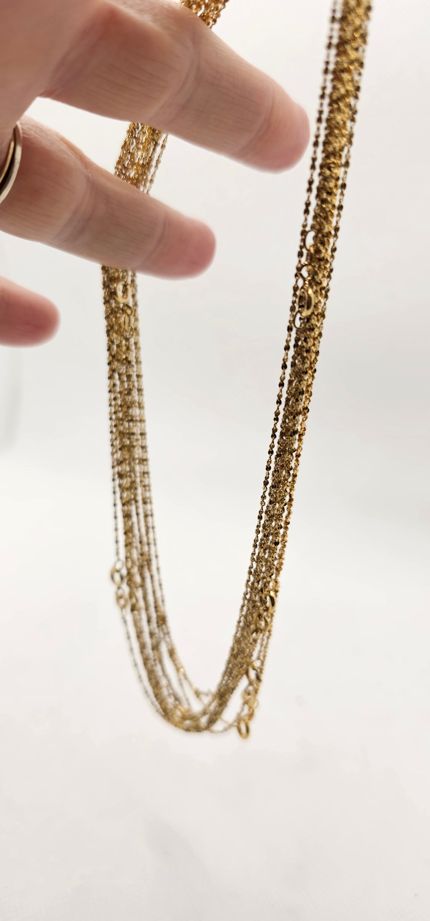 Gold Dainty Necklace- 14 Inches