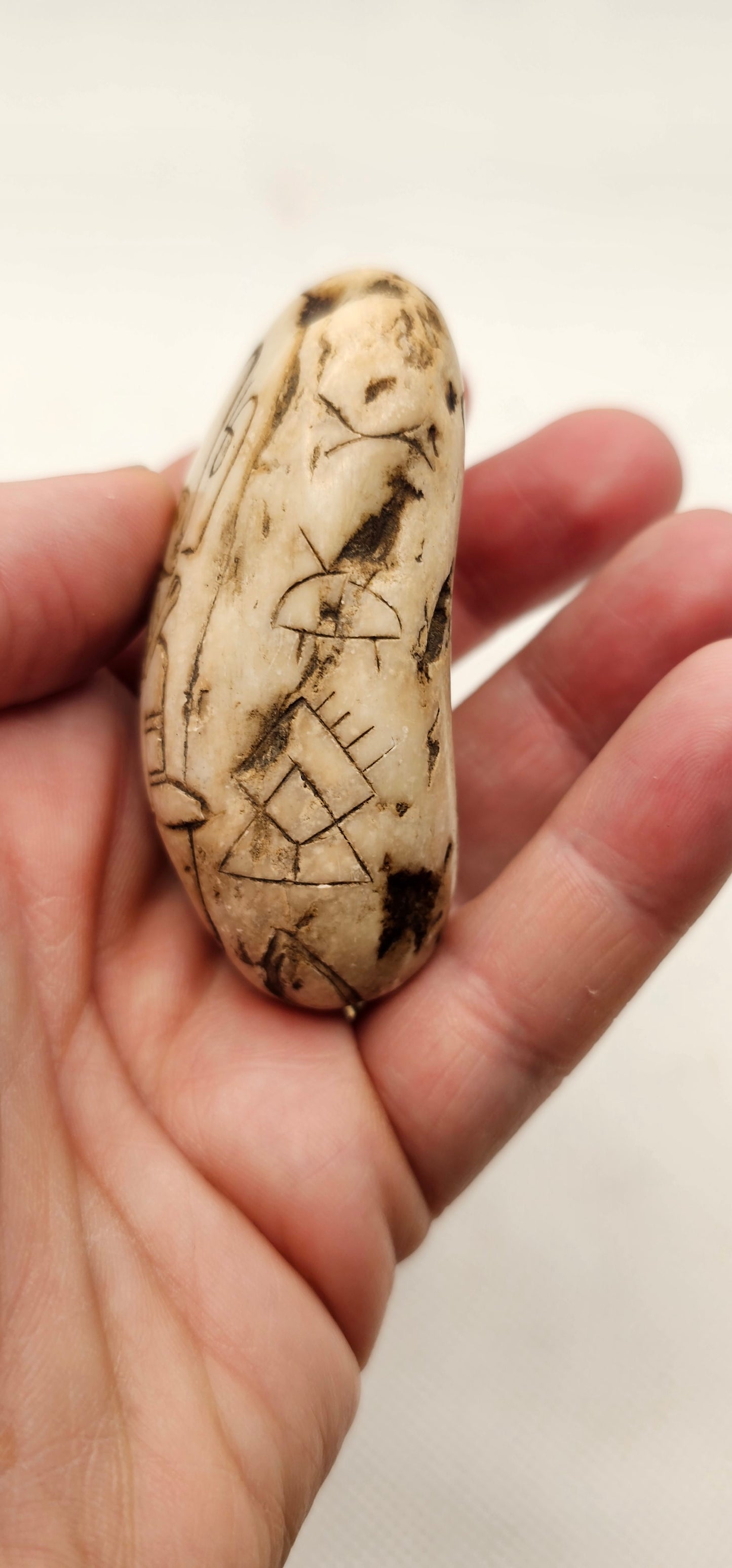 Jalisco Mexico Artifacts- Alien Carvings- Artifacts A & C- E Palm Size