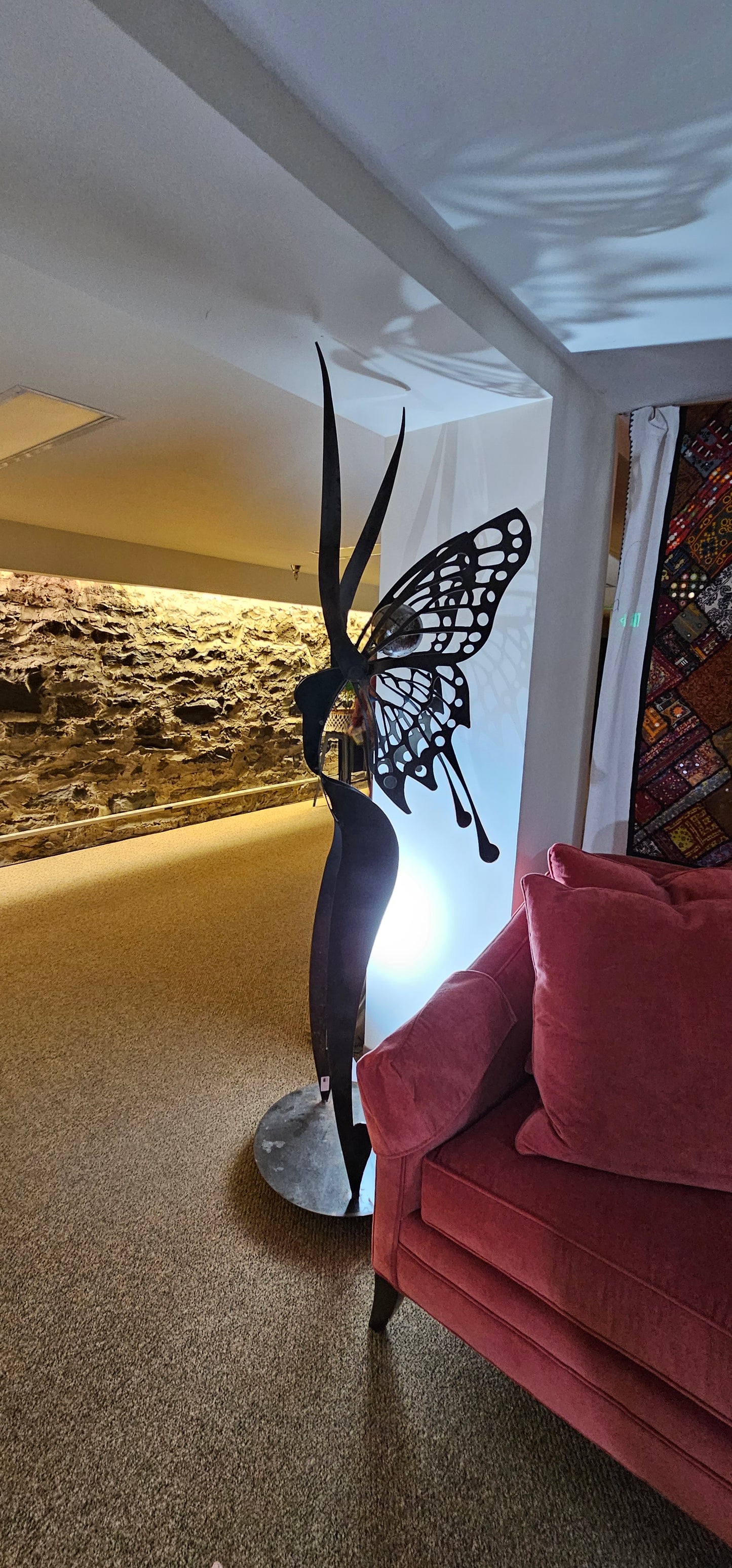 Metal Goddess with Butterfly Wings