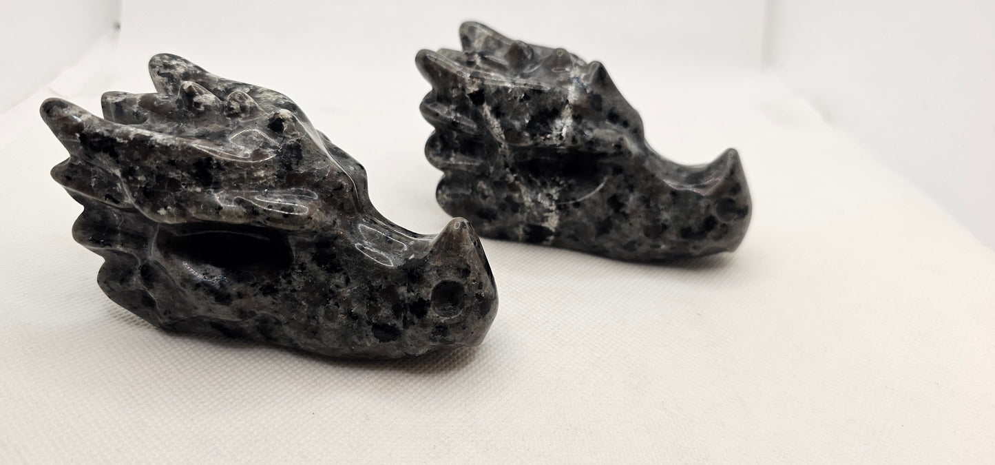 Stone Dragon Heads- XLG Yooperlite