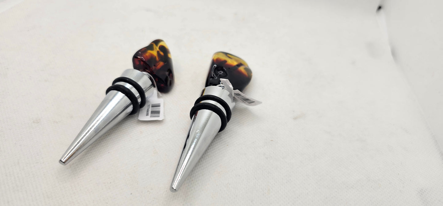 Amber Wine Stoppers