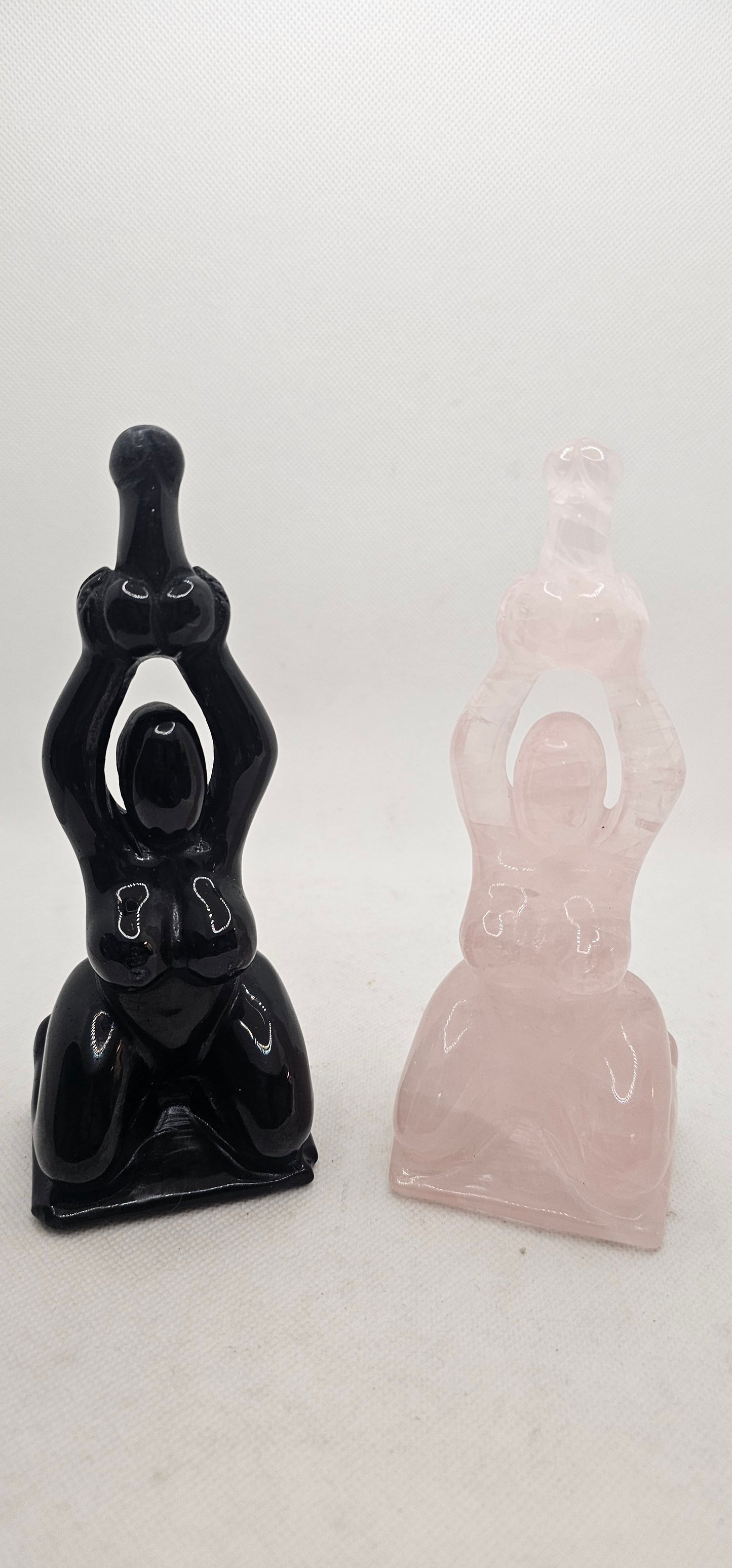 Goddess with Penis overhead in pose