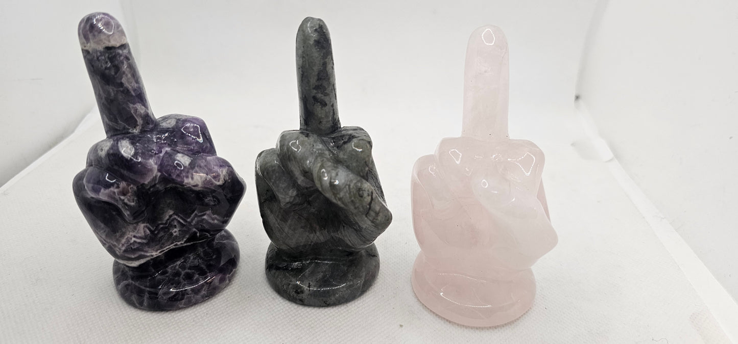 Middle Finger Figurine 6 inches approx.