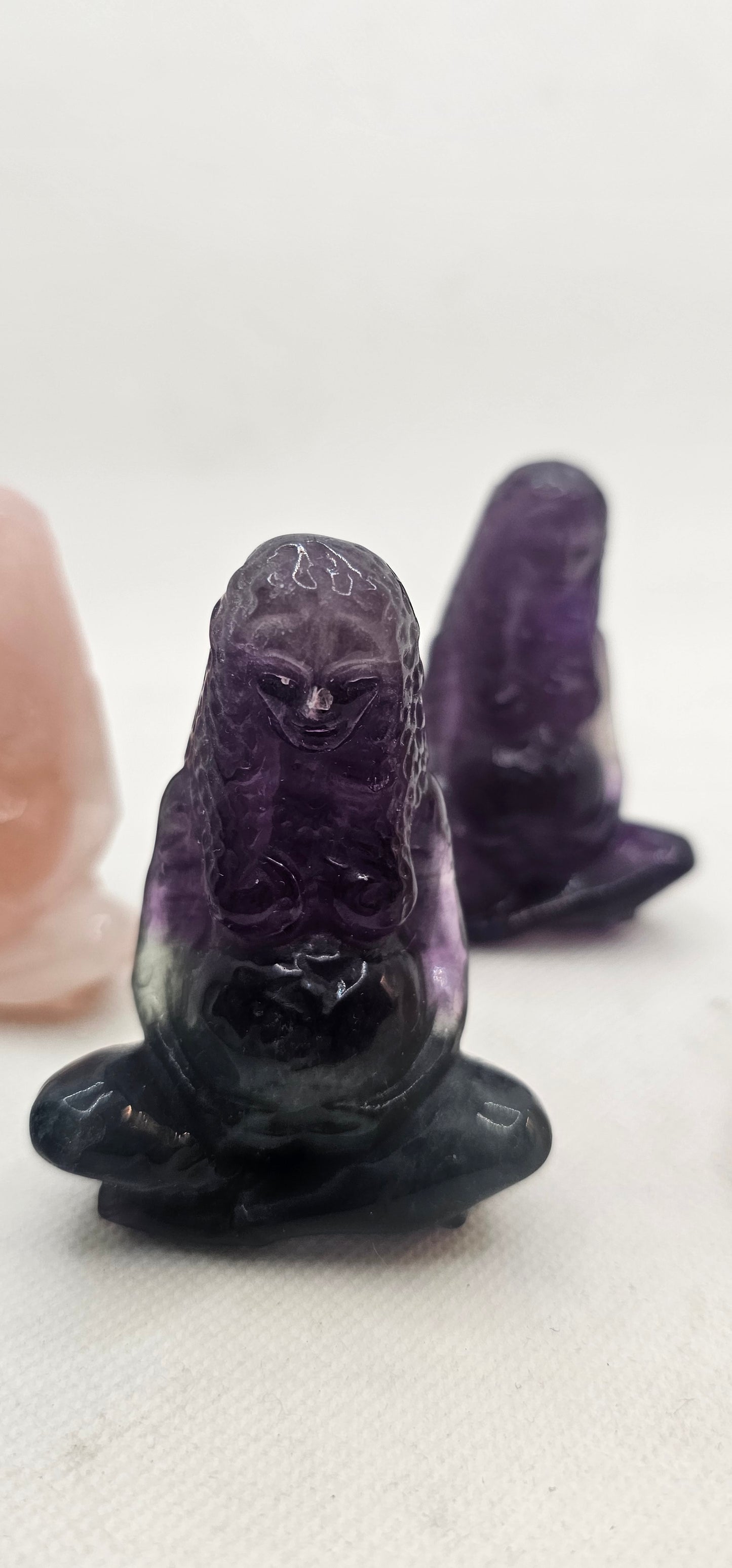 Pregnant Lady Stone Figurine