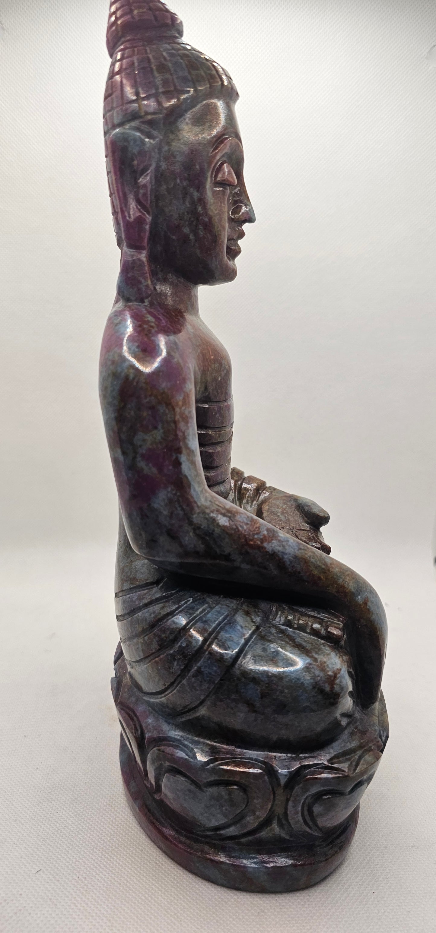 Ruby in Kyanite Seated Buddha