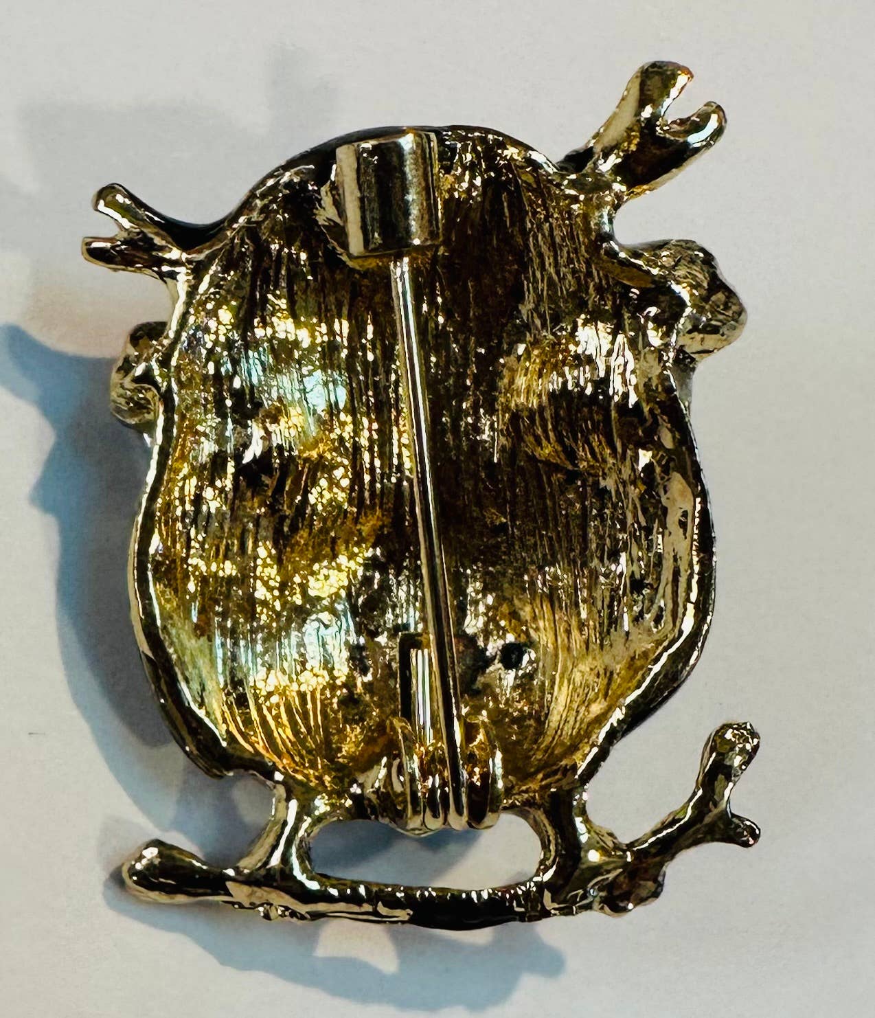 Wise Old Owl Brooch