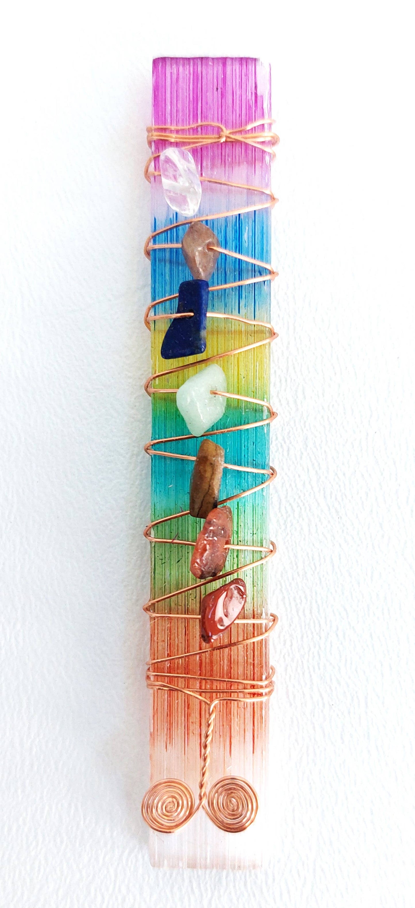 Selenite Chakra Wand