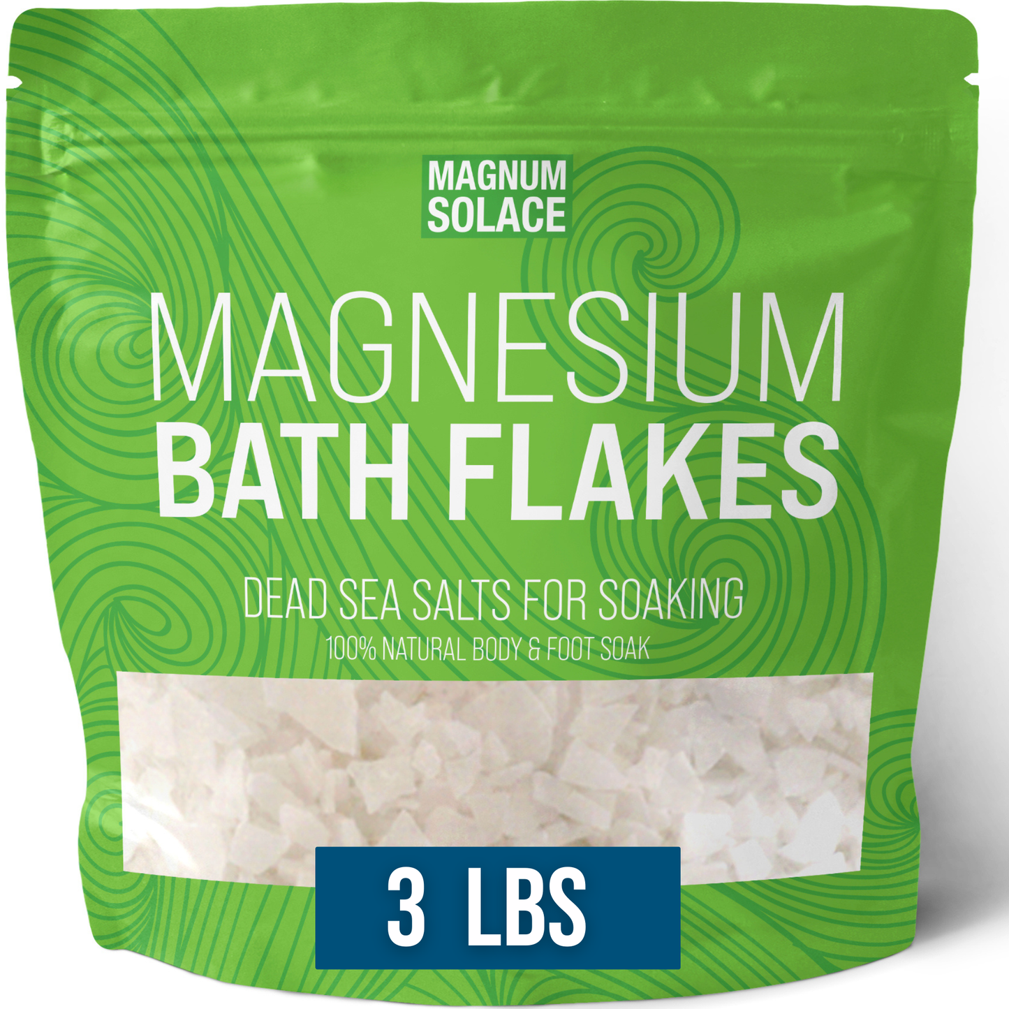 Magnesium Bath Flakes, Dead Sea Bath Salts, Bath Soak: 5LB