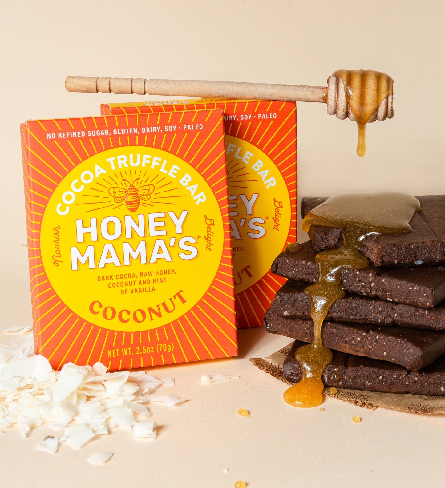 Coconut Cocoa Truffle Bar 2.5oz. (12 count)