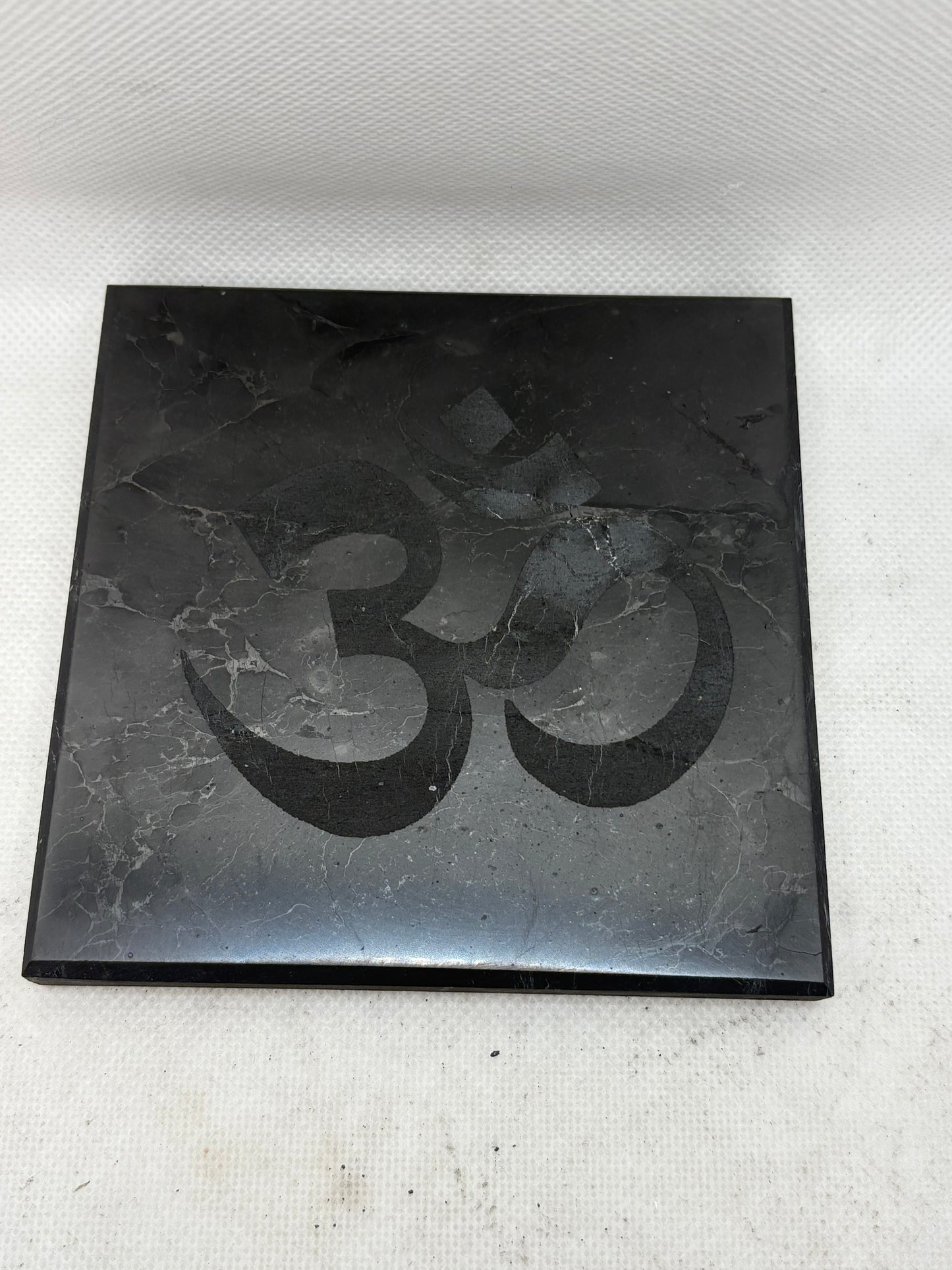 Shungite Charging Plate with Symbols