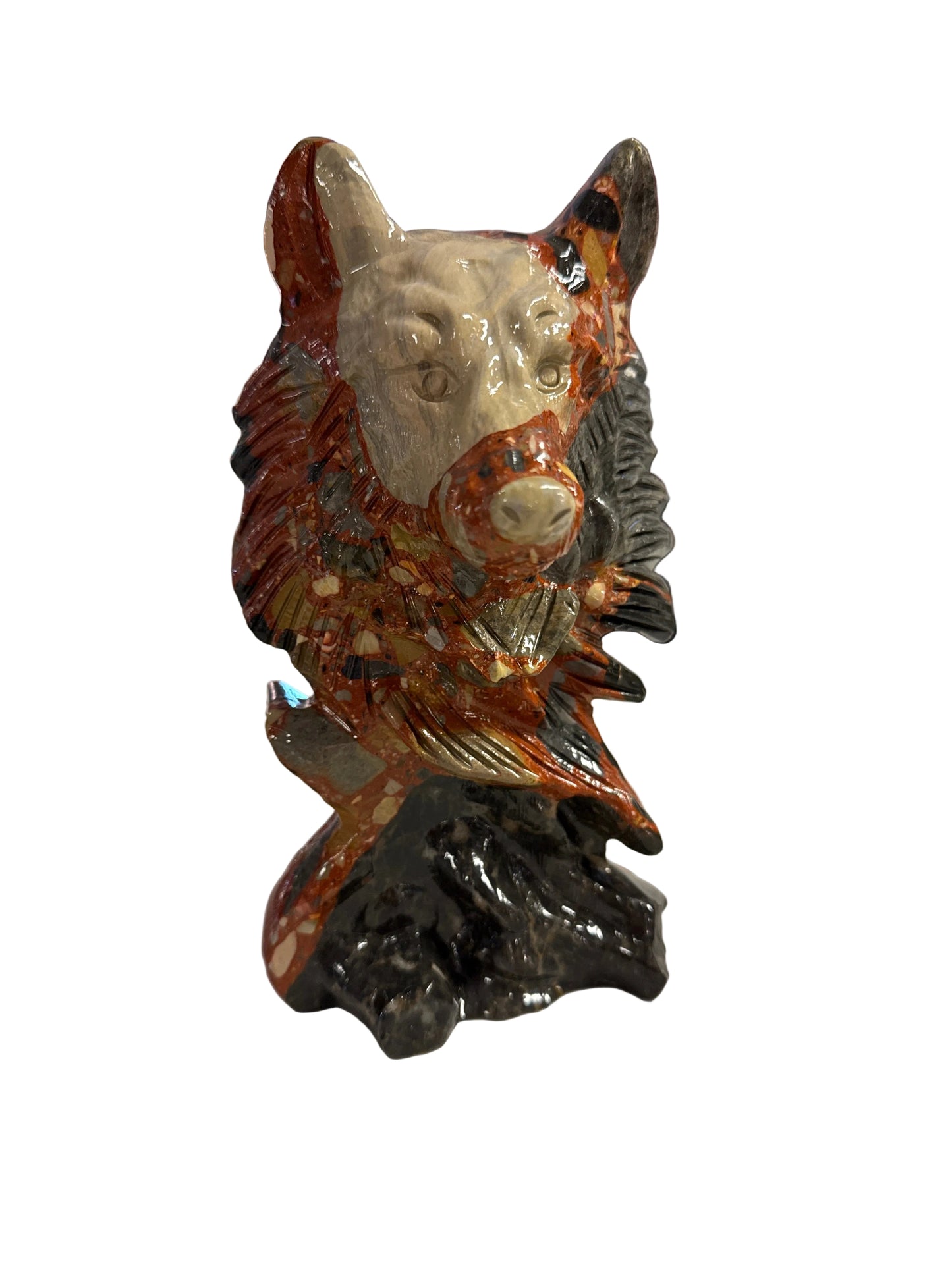 Wolf Head Jasper 8"