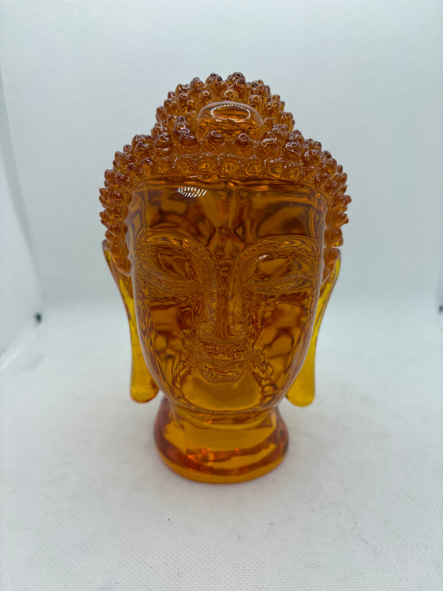 Amber Buddha Head