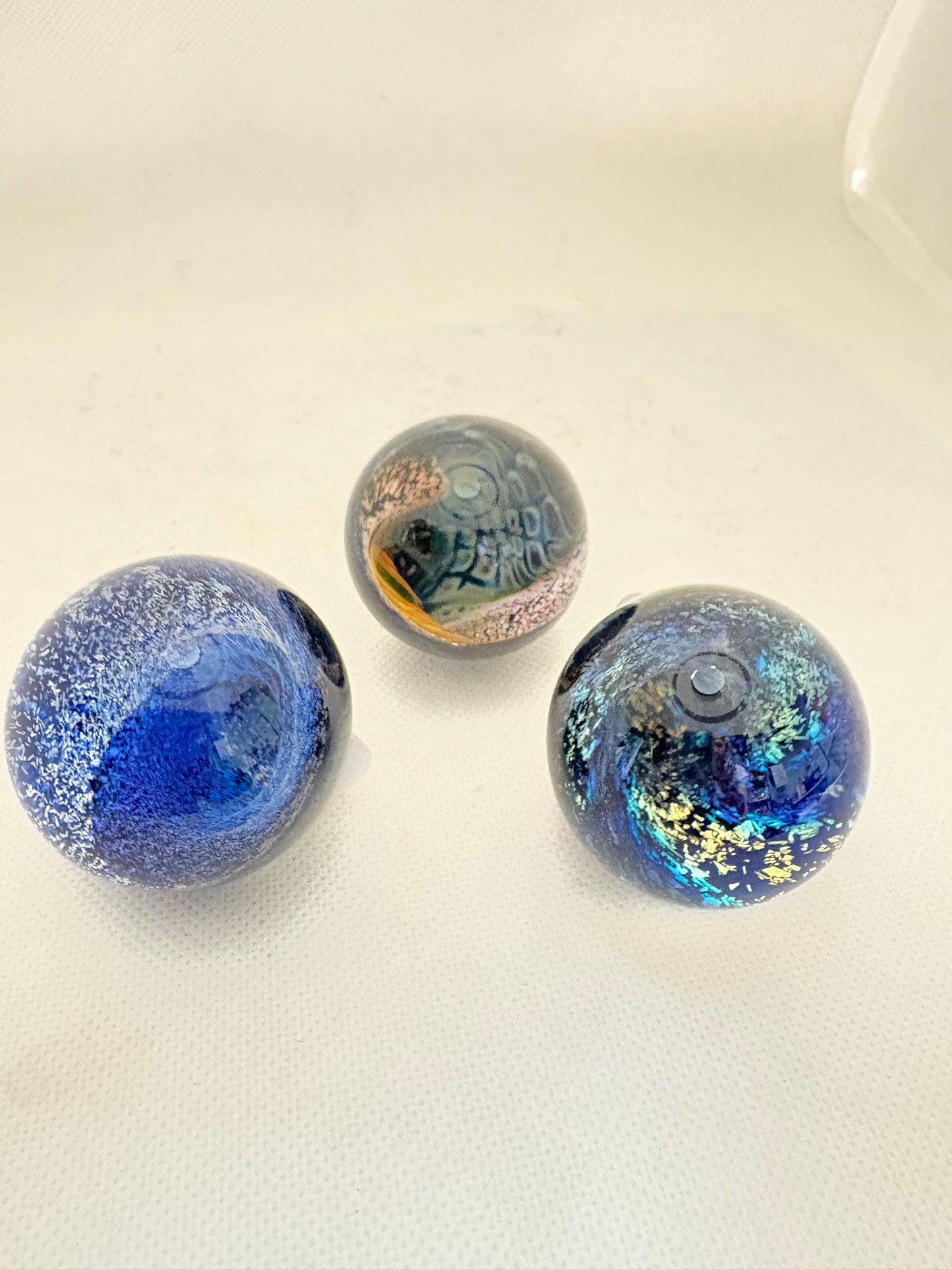 Glass Art Sphere- Kevin O'Grady 2 Inches