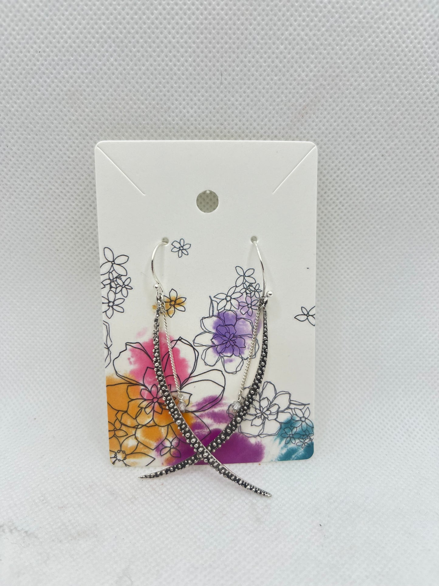 Granulated Dangly Earrings