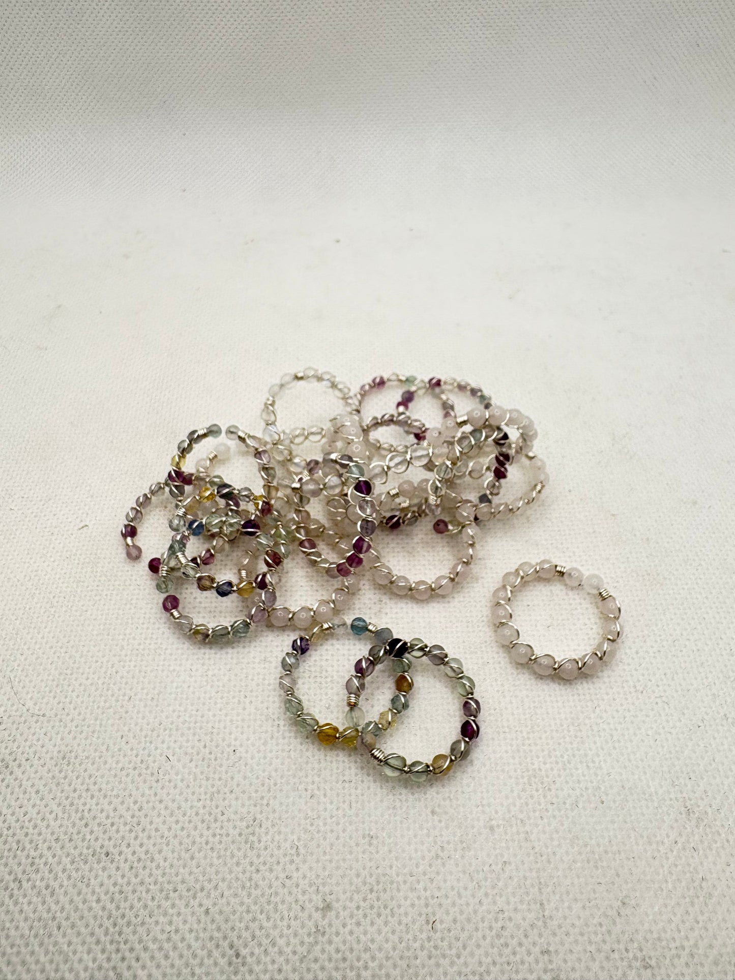 Adjustable Ring Various Stones