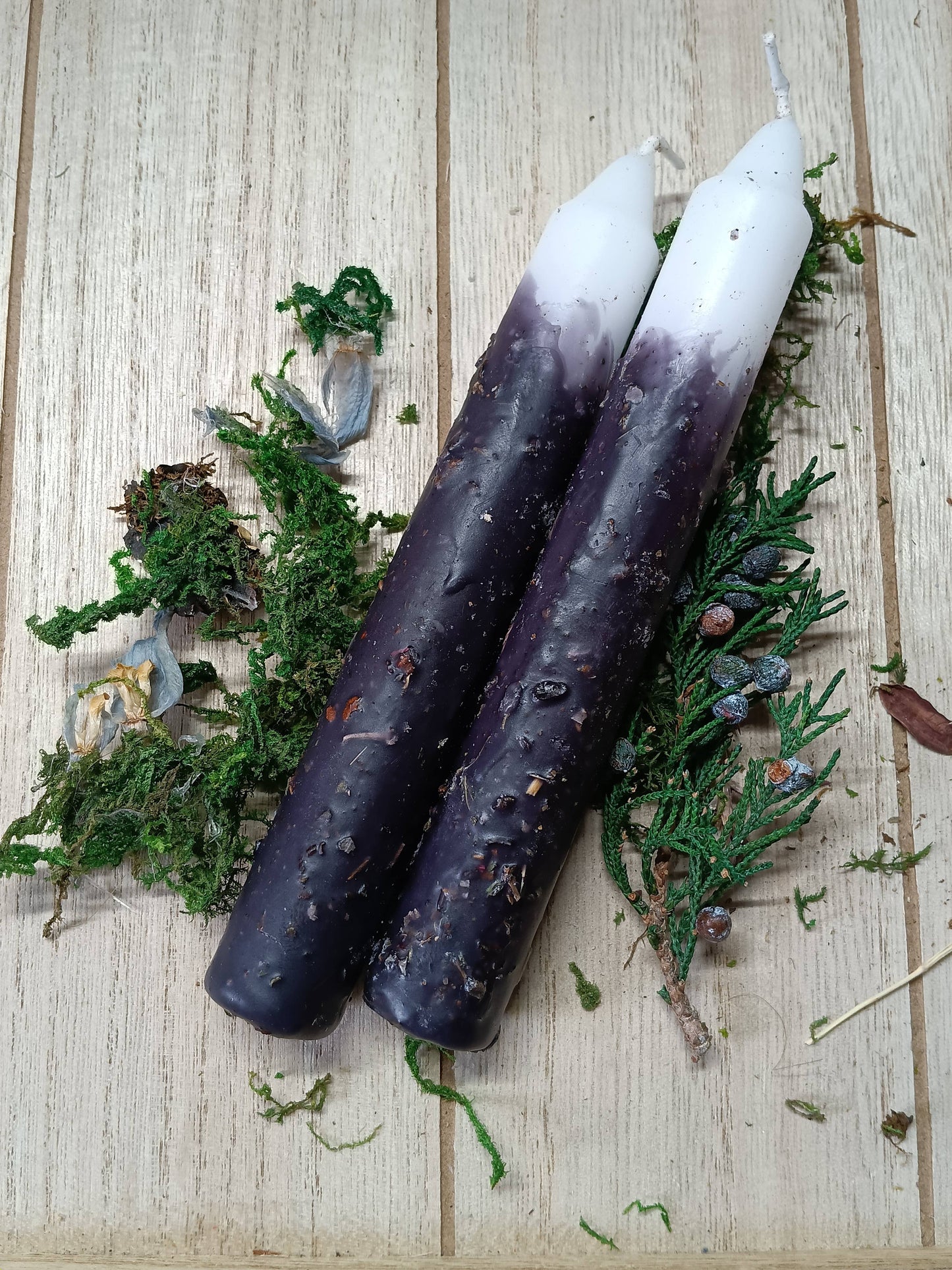 The Triple Goddess 3 candle 6 inch taper set