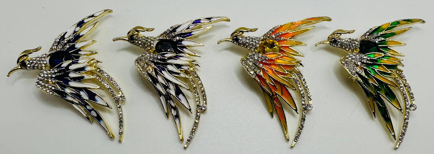 Phoenix Brooch