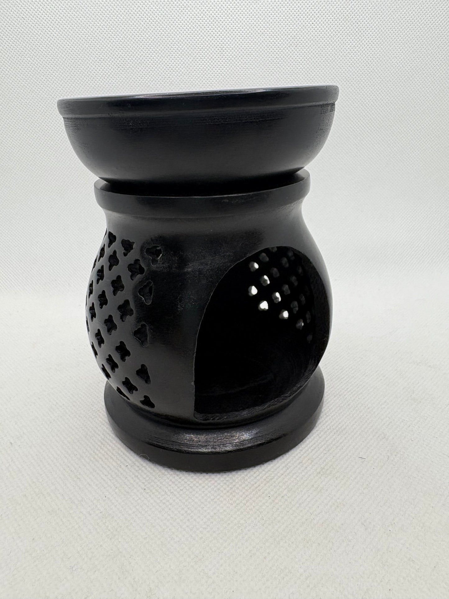 Soapstone Black with Chakras