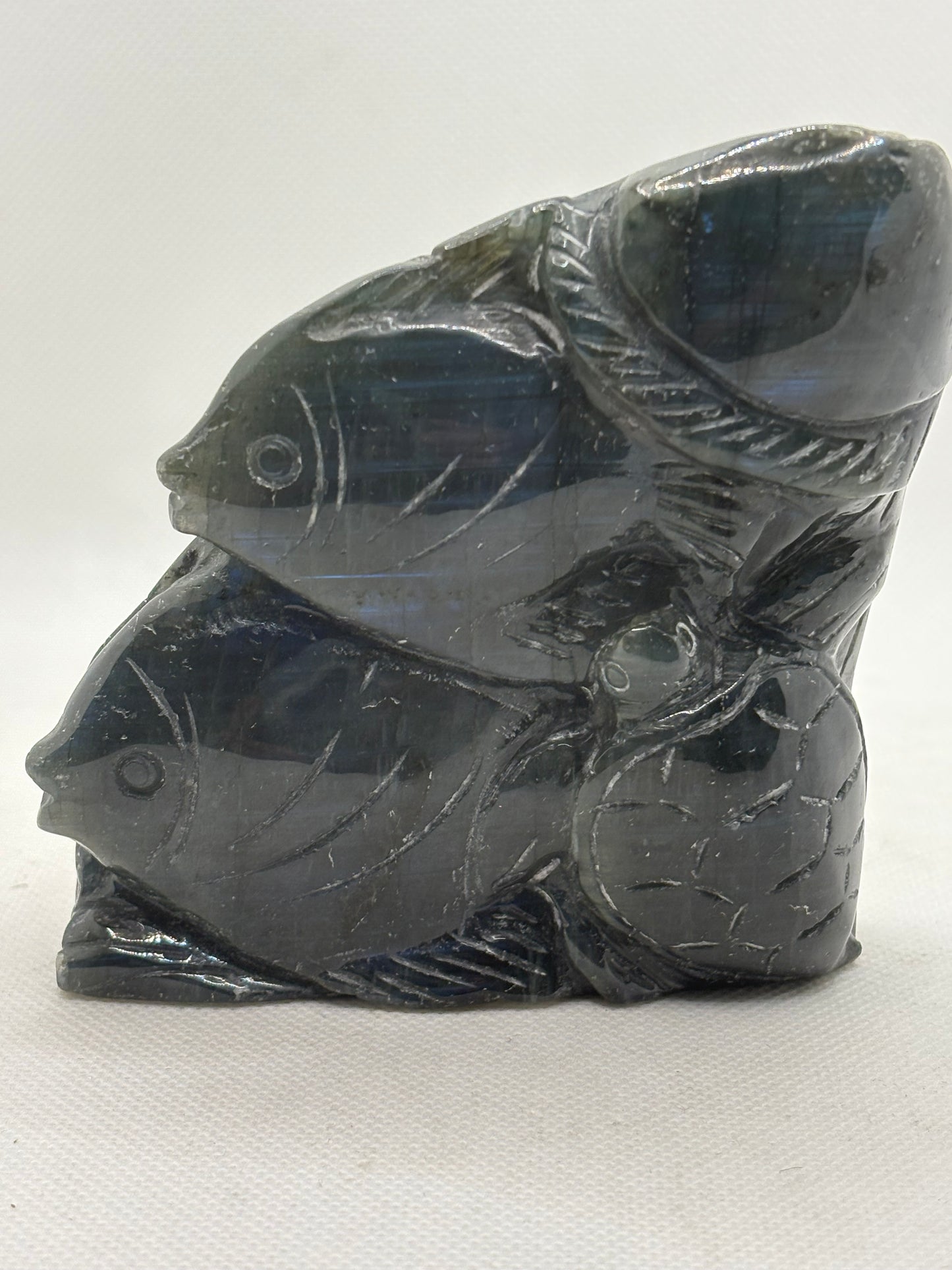 Labradorite Fish and Turtle