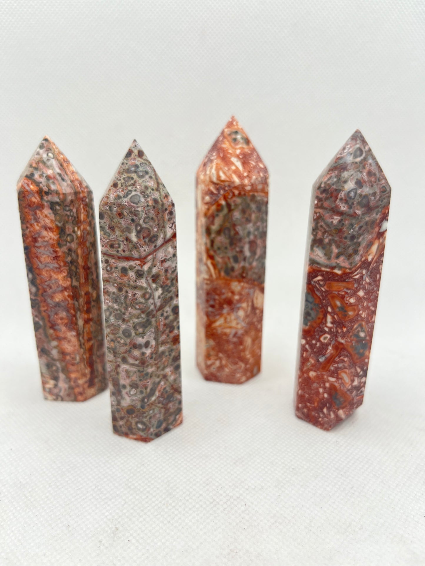 Red Leopard Jasper Tower