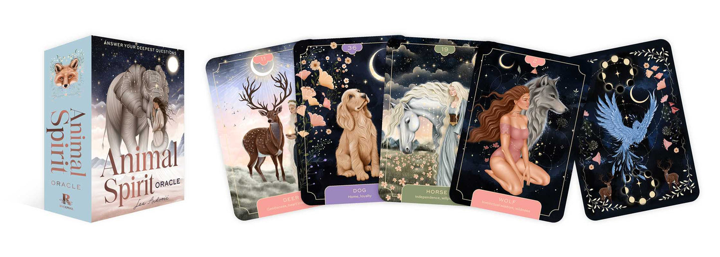 Animal Spirit Oracle by Lea Androic: Flashcards; 96 pages / English