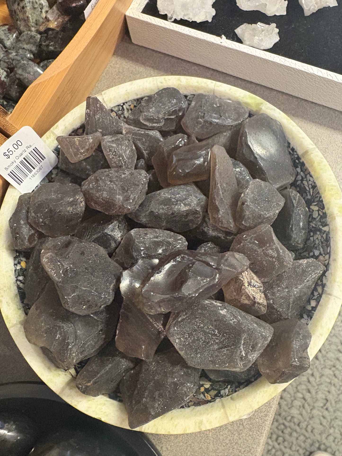 Smoky Quartz Raw Tumbled