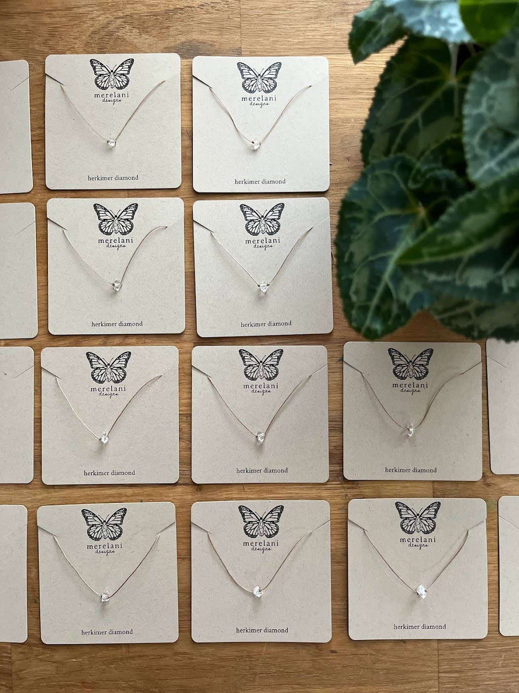 Herkimer Diamond Small Single Crystal Necklace: 16, 18 or 20 inches