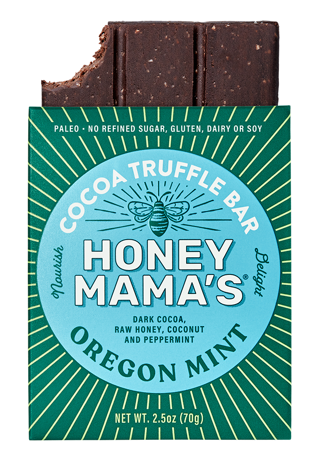 Oregon Mint Cocoa Truffle Bar 2.5oz. (12 count)
