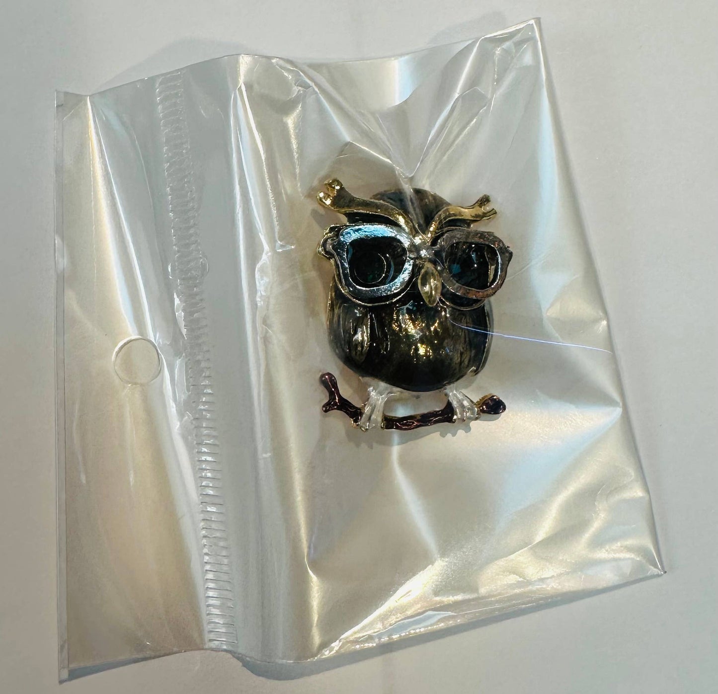 Wise Old Owl Brooch