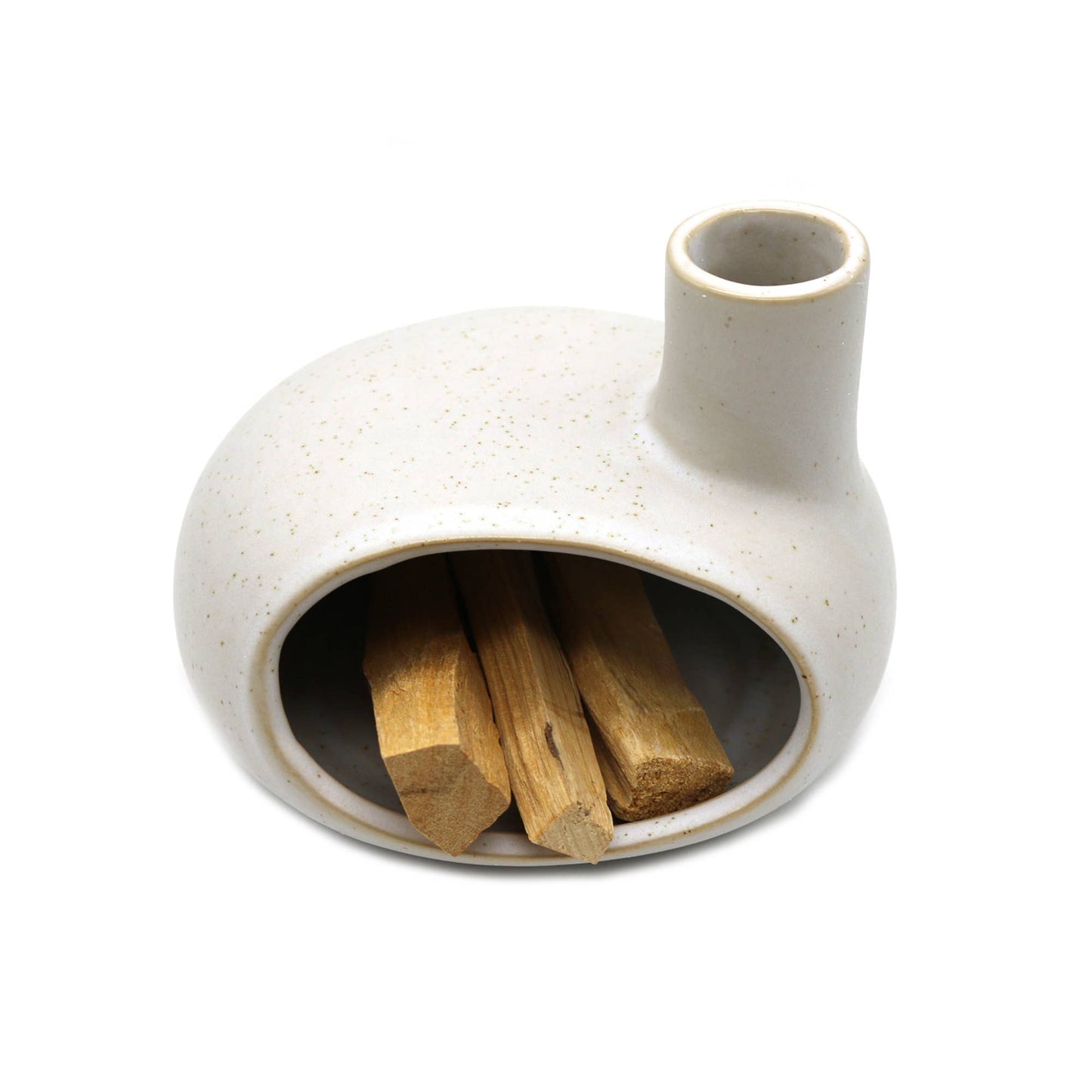 Ceramic Smudge Chimney - Grey