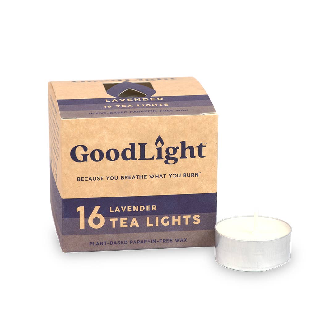 Scented Tea Lights | 16-Count Box of Lavender Tea Lights