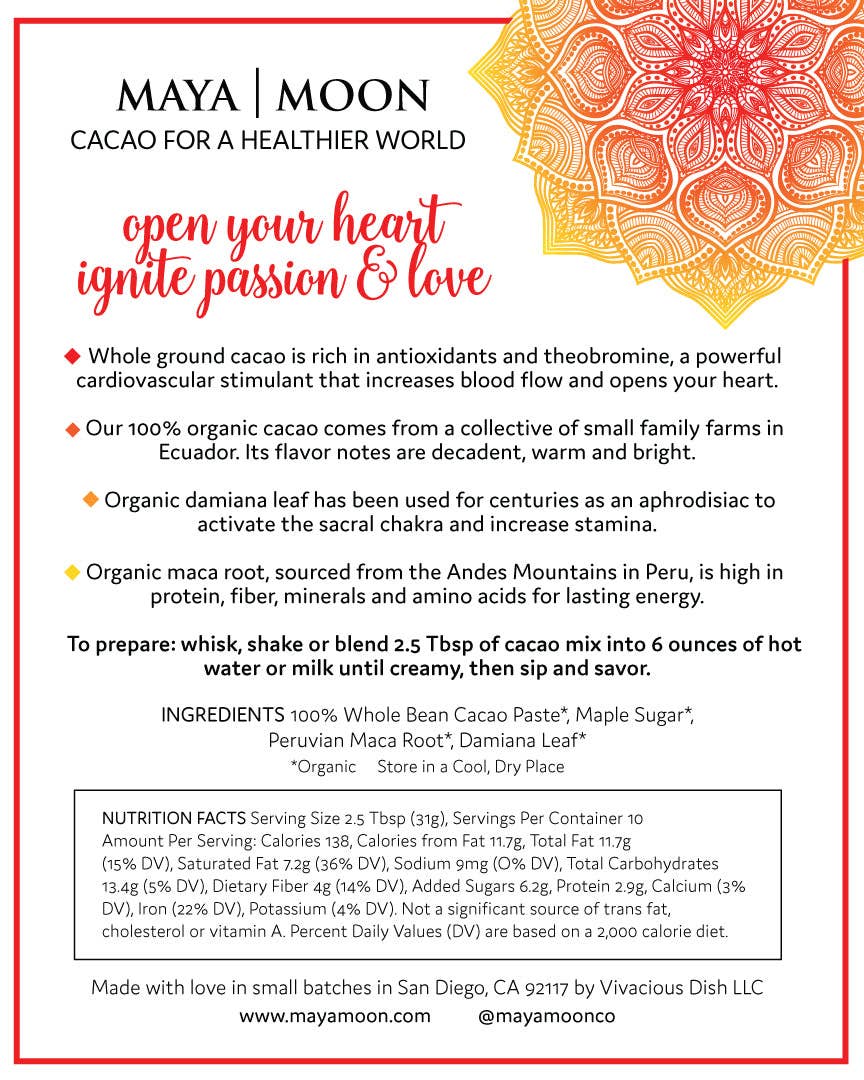 Aphrodisiac Drinking Cacao