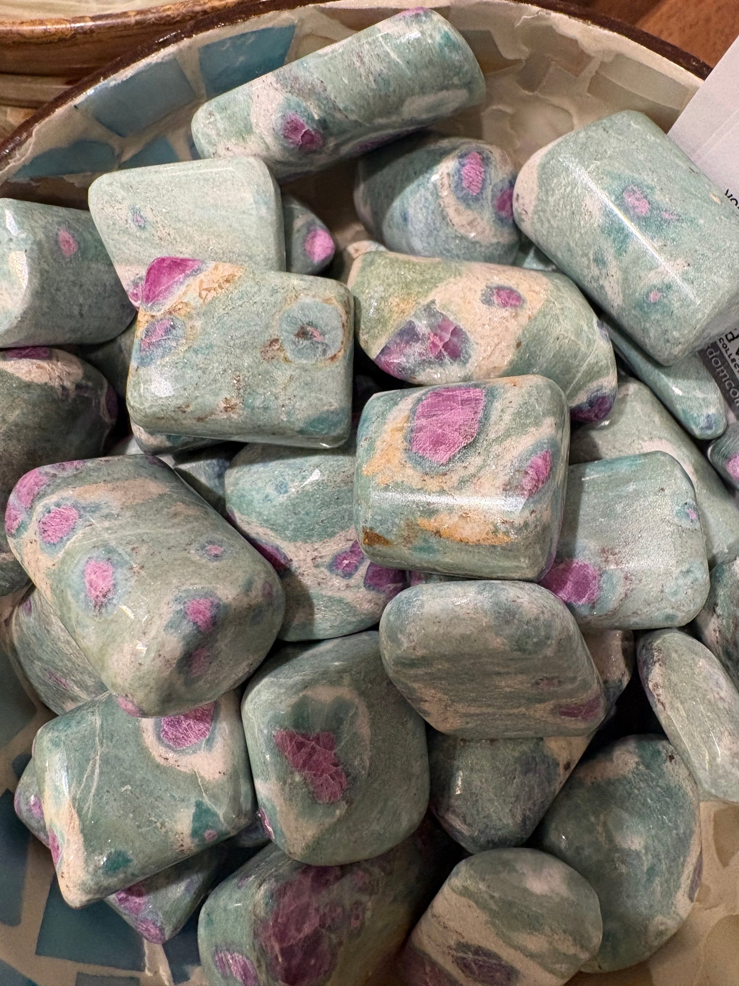 Ruby in Fuchsite Tumbled