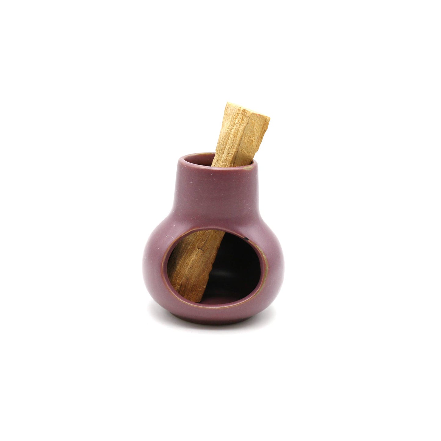 Ceramic Mini Smudge Chimney - Purple