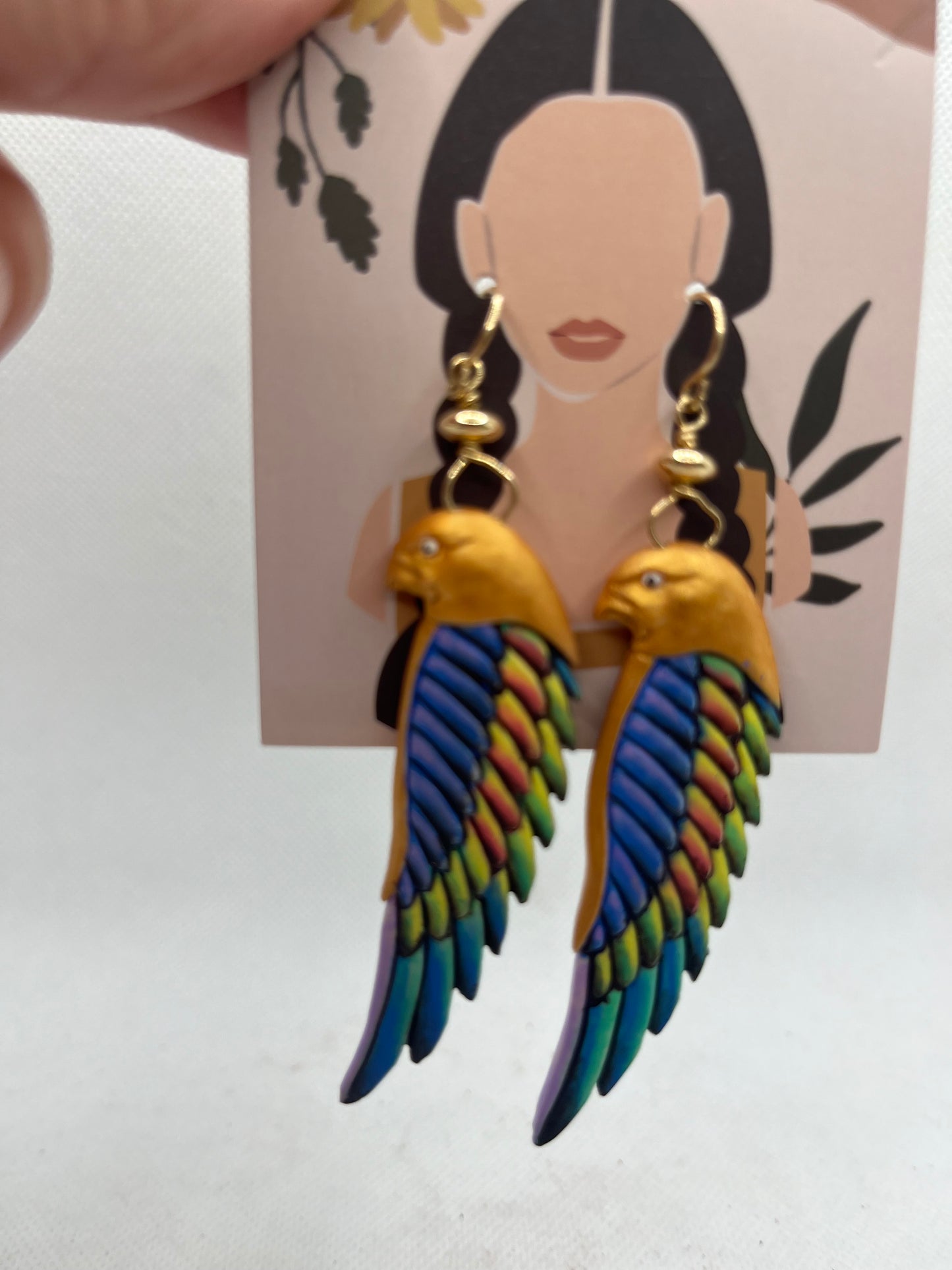 Colorful Parrot Earrings