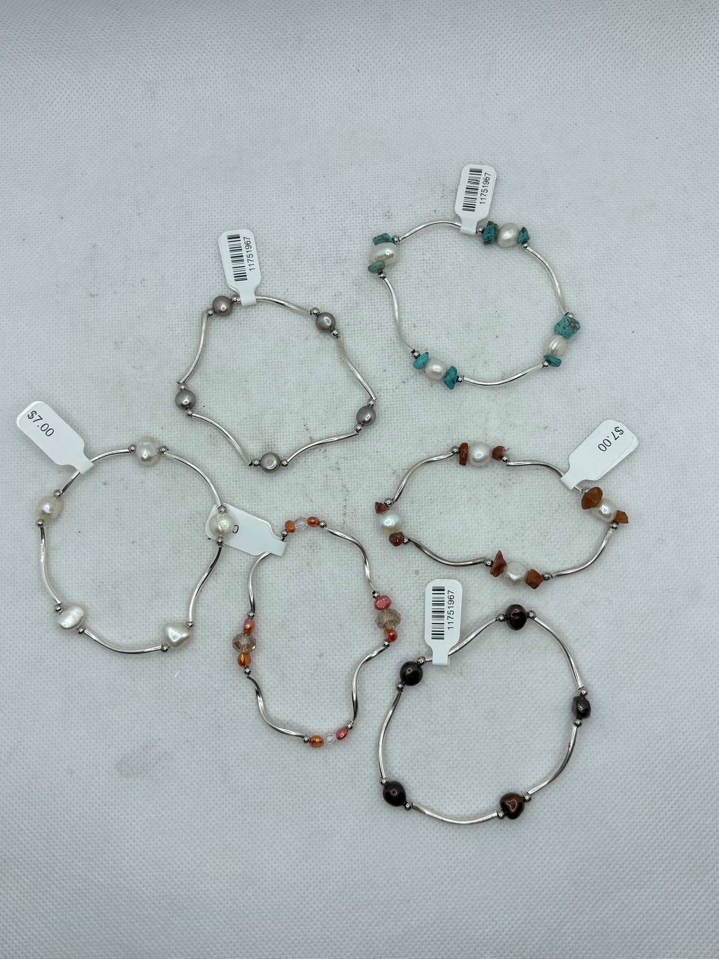 Pearl and Silver Bracelet